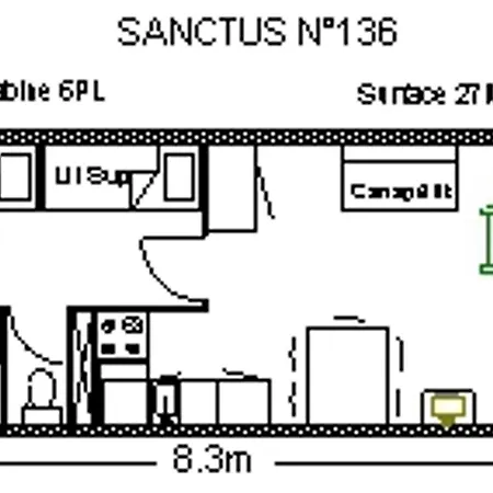 6 Pers, Balcon, Animaux Admis - Fr-1-859-30 Lejlighed