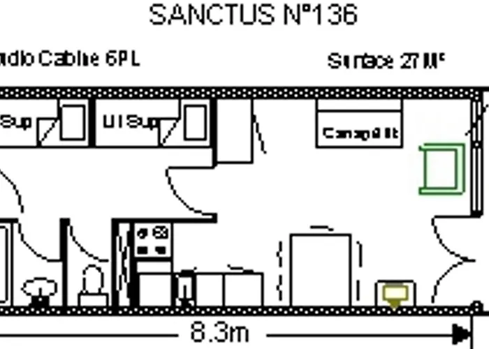 6 Pers, Balcon, Animaux Admis - Fr-1-859-30 Lejlighed